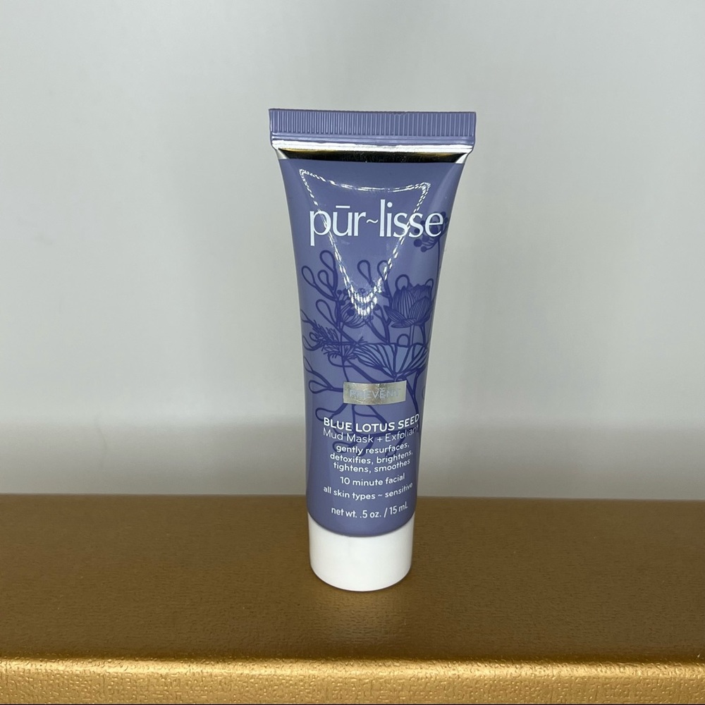 🟧 $3 if bundled - Purlisse Blue Lotus Seed Mud Mask + Exfoliant